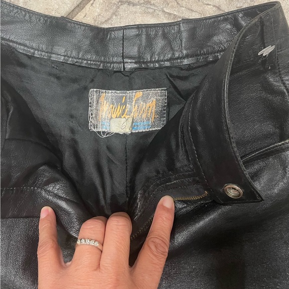 💥Vintage Leather/Maurice Sassoon💥Women’s pants - Picture 3 of 8